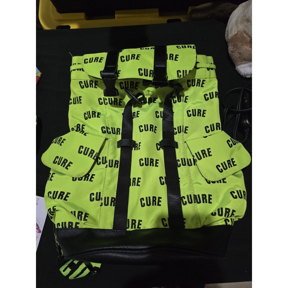 NWOT CURE by WCC "Toxic Arc" Florescent Yellow Backpack